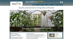 Desktop Screenshot of gardentunnels.co.uk